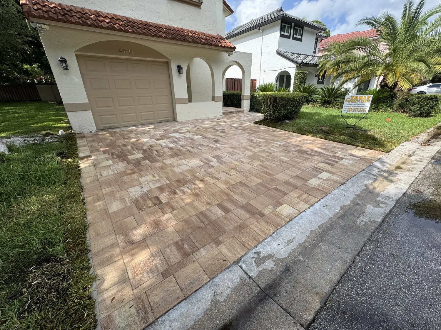 Driveway after renovation