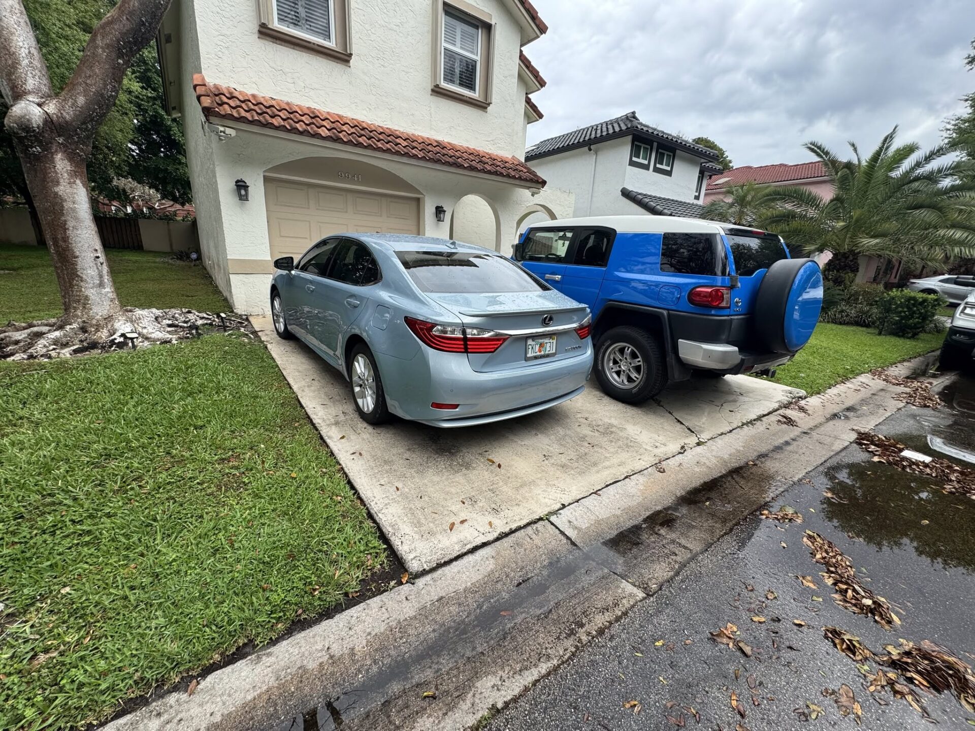 Driveway before renovation