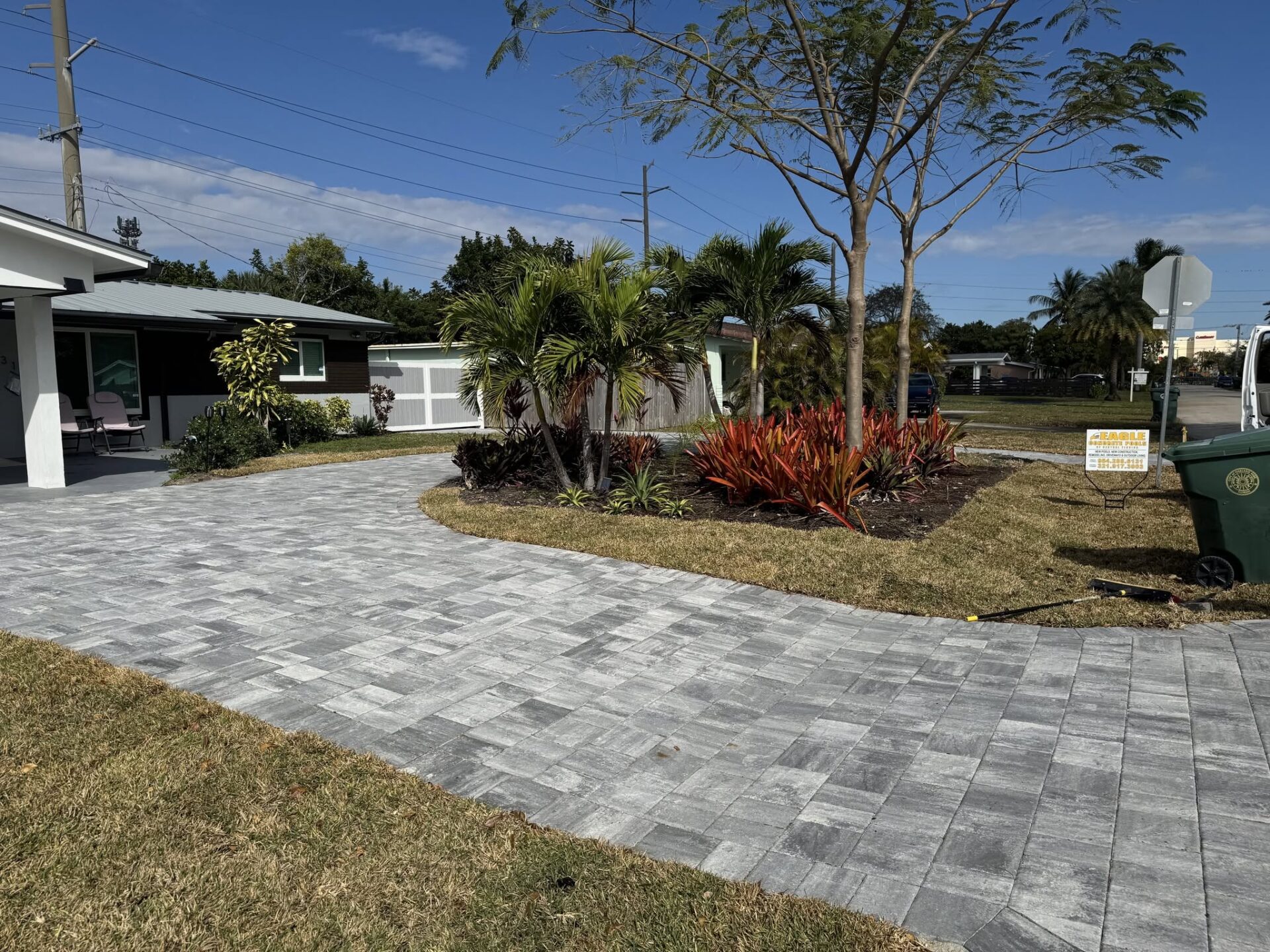 Eagle Concrete paver project in South Florida