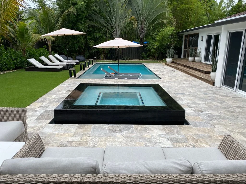 Completed Eagle Concrete pool and deck